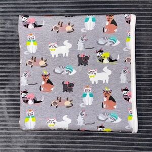 Little Sleepies Bamboo Cozy Cats Cloud Blanket